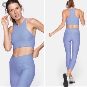 Outdoor voices Rec kit crop top bra in lilac